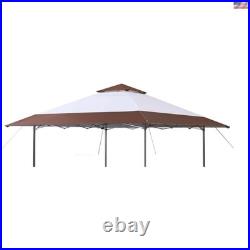 Durable Brown Outdoor Canopy Cover UV & Water Resistant for Eagle Peak 13'x13