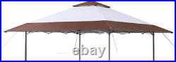 Durable Brown Outdoor Canopy Cover UV & Water Resistant for Eagle Peak 13'x13