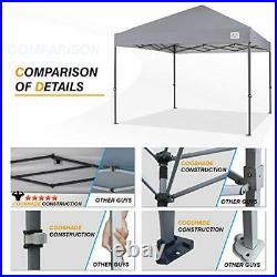 Durable Pop Up Fabric Canopy Tent Metal Alloy Steel Frame Material Waterproof