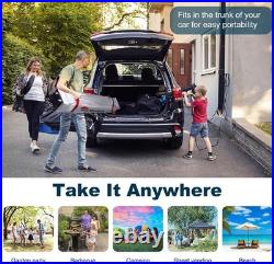 Durable Pop-up Canopy Tent with 1 Sidewall 10'x10', White