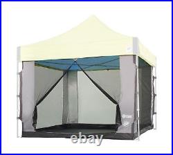 E-Z UP Cube Mesh Canopy Screen Room, Fits 10' x 10' Straight Leg Shelters Eclips