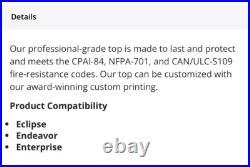 E-Z UP Eclipse Professional Instant Shelter Blue Top, 10' x 10