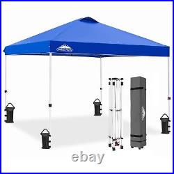 EAGLE PEAK 10x10 Pop Up Canopy Tent Easy Set-up Straight Leg Folding Shelter