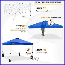 EAGLE PEAK 10x10 Pop Up Canopy Tent Easy Set-up Straight Leg Folding Shelter