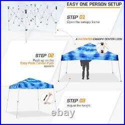 EAGLE PEAK 10x10 Slant Leg Pop-up Canopy Tent