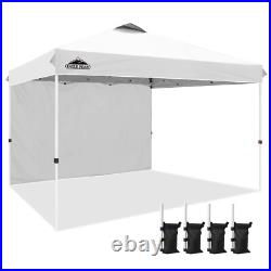 EAGLE PEAK 12x12 Pop Up Canopy Tent with 1 Sidewall