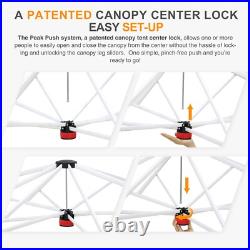 EAGLE PEAK 12x12 Pop Up Canopy Tent with 1 Sidewall