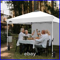 EAGLE PEAK 12x12 Pop Up Canopy Tent with 1 Sidewall