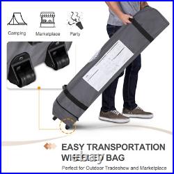 EAGLE PEAK 12x12 Pop Up Canopy Tent with 1 Sidewall