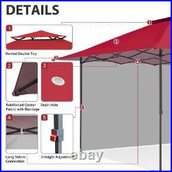 EAGLE PEAK 13x13 Pop up Canopy Tent withOne Wall