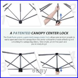 EAGLE PEAK 13x13 Pop up Canopy Tent withOne Wall