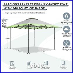 EAGLE PEAK 13x13 Straight Leg Pop Up Canopy Tent