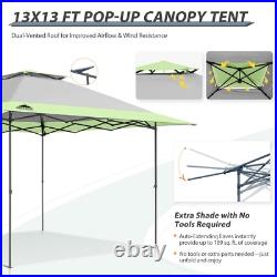EAGLE PEAK 13x13 Straight Leg Pop Up Canopy Tent