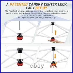 EAGLE PEAK 6.6x6.6 Pop Up Canopy Tent Instant Outdoor Canopy