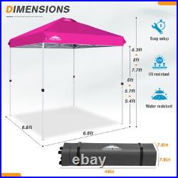 EAGLE PEAK 6.6x6.6 Pop Up Canopy Tent Instant Outdoor Canopy