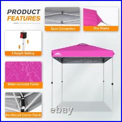 EAGLE PEAK 6.6x6.6 Pop Up Canopy Tent Instant Outdoor Canopy