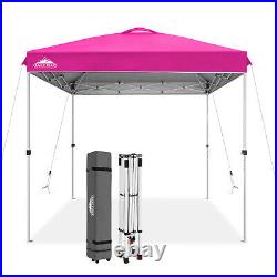 EAGLE PEAK 8x8 Straight Leg Pop Up Canopy Tent Instant Outdoor Canopy