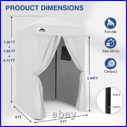 EAGLE PEAK Flex Ultra Compact 4x4 Changing Room Pop Up Canopy Tent
