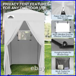 EAGLE PEAK Flex Ultra Compact 4x4 Changing Room Pop Up Canopy Tent
