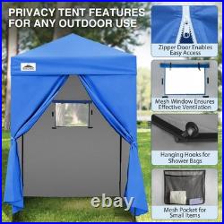 EAGLE PEAK Flex Ultra Compact 5x5 Changing Room Pop Up Canopy Tent