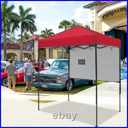 EAGLE PEAK Instant Pop Up Canopy with Adjustable Sun Wall 6x4