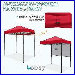 EAGLE PEAK Instant Pop Up Canopy with Adjustable Sun Wall 6x4 EAGLE PEAK Instant Pop Up Canopy with Adjustable Sun Wall 6x4