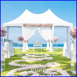 EROMMY 20X15Ft Party Tent, White Wedding Tent, Octagonal Heavy Duty Canopy with