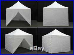 EZ Pop Up Canopy 10x10 Outdoor Instant Commercial Party Tent + 4 Walls+Carry Bag