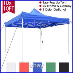EZ Pop Up Canopy Tent Wedding Party Commercial Outdoor Instant Shelter 10' 20