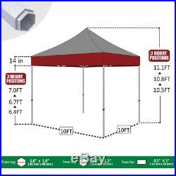 EZ Pop Up Tent Patio Weeding Party Canopy Industrial Gazebo Folding Shade Tent