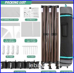 Easy Pop Up Canopy Gazebo Outdoor Wedding Party Tent 10'x20' Garden Canopy NEW