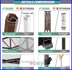 Easy Pop Up Canopy Gazebo Outdoor Wedding Party Tent 10'x20' Garden Canopy NEW