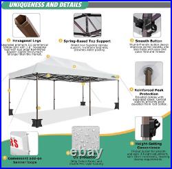 Easy Pop Up Canopy Gazebo Outdoor Wedding Party Tent 10'x20' Garden Canopy NEW