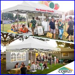 Easy Pop Up Canopy Gazebo Outdoor Wedding Party Tent 10'x20' Garden Canopy NEW