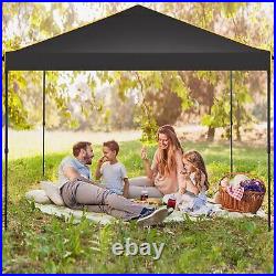 Easy Pop up Canopy Tent with Sidewalls, 10x10 Popup Tent for Parties Waterproof