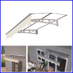 Eaves Window Door Awnings Canopy Cover W59xD34 Rain Protector for Wooden Wall