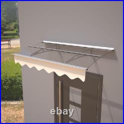 Eaves Window Door Awnings Canopy Cover W59xD34 Rain Protector for Wooden Wall