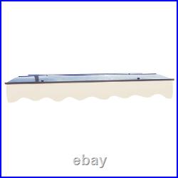 Eaves Window Door Awnings Canopy Cover W59xD34 Rain Protector for Wooden Wall