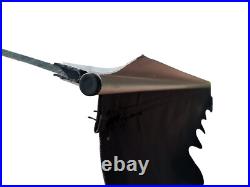 Eaves Window Door Awnings Canopy Cover W59xD34 Rain Protector for Wooden Wall