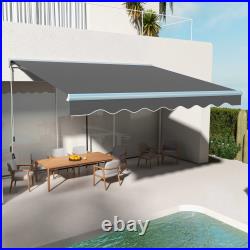 Electric Retractable Awning with LED Lights