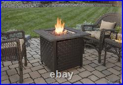 Endless Summer GAD15256SP LP Gas Outdoor, Oil Rubbed Bronze Fire Table, Multicol