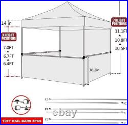 Eurmax 10'x10' Ez Pop-up Booth Canopy Tent Commercial Instant Canopies