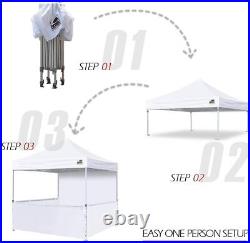 Eurmax 10'x10' Ez Pop-up Booth Canopy Tent Commercial Instant Canopies