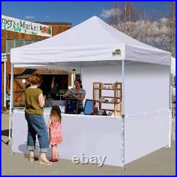 Eurmax 10'x10' Ez Pop-up Booth Canopy Tent Commercial Instant Canopies