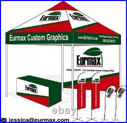 Eurmax 10'x10' Ez Pop-up Booth Canopy Tent Commercial Instant Canopies