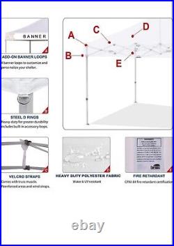 Eurmax 10'x20' Top Only Only(white)