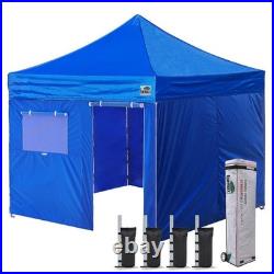 Eurmax 10x10 Pop Up Canopy Tent with 4 Removable Zipper End Side Walls