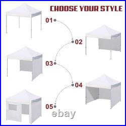 Eurmax 10x10 Pop Up Canopy Tent with 4 Removable Zipper End Side Walls