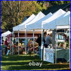 Eurmax 10x10 Pop Up Canopy Tent with 4 Removable Zipper End Side Walls