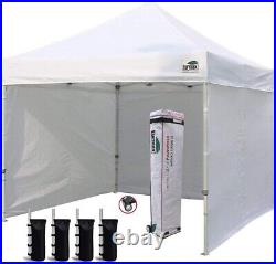 Eurmax 10x10 White Canopy Tent NWT Rolling Storage Bag Included